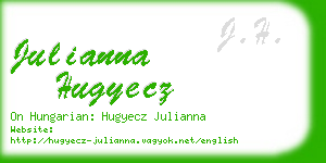 julianna hugyecz business card